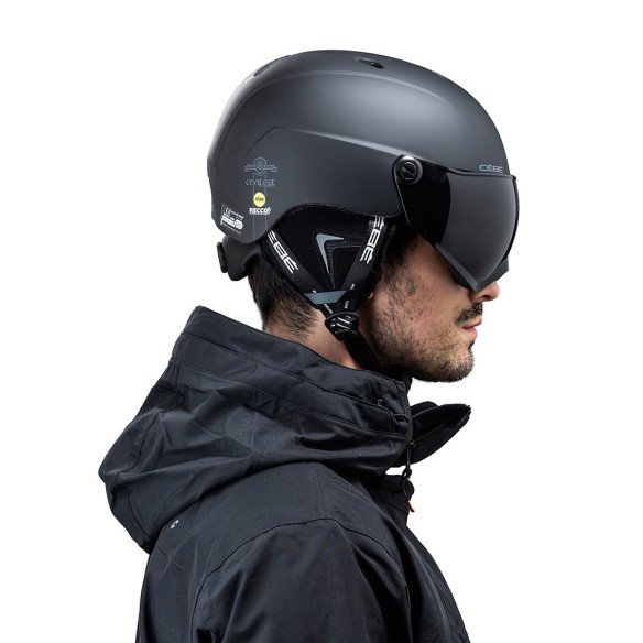 CÉBÉ-CONTEST VISION MIPS-Skihelm mit MIPS®-Visier